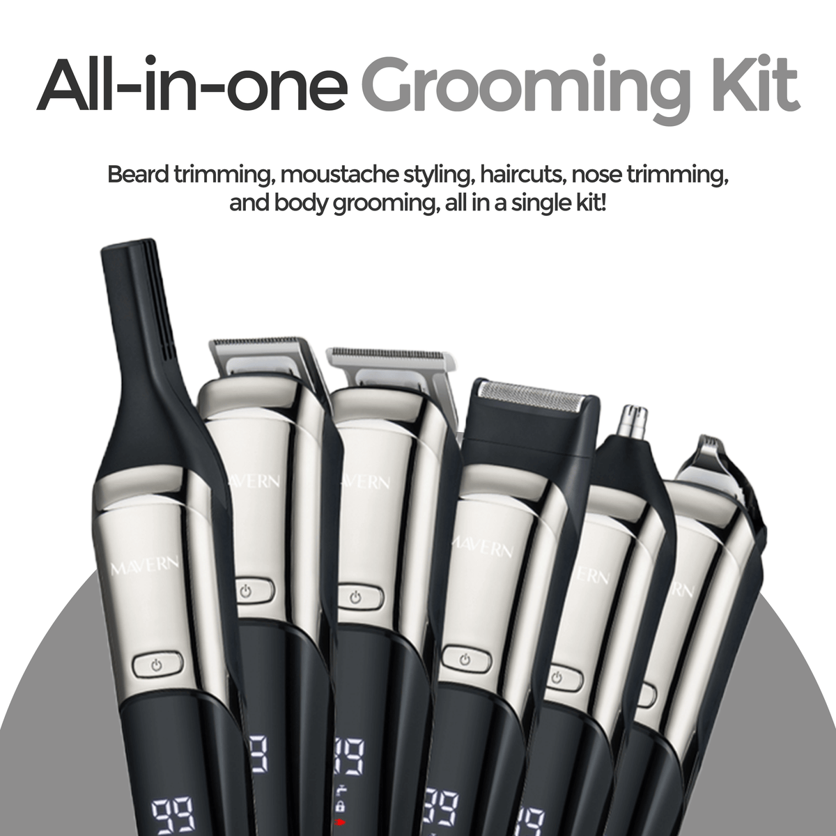 Grooming Kit Layout Ultimate Grooming Kit (6-in-1)